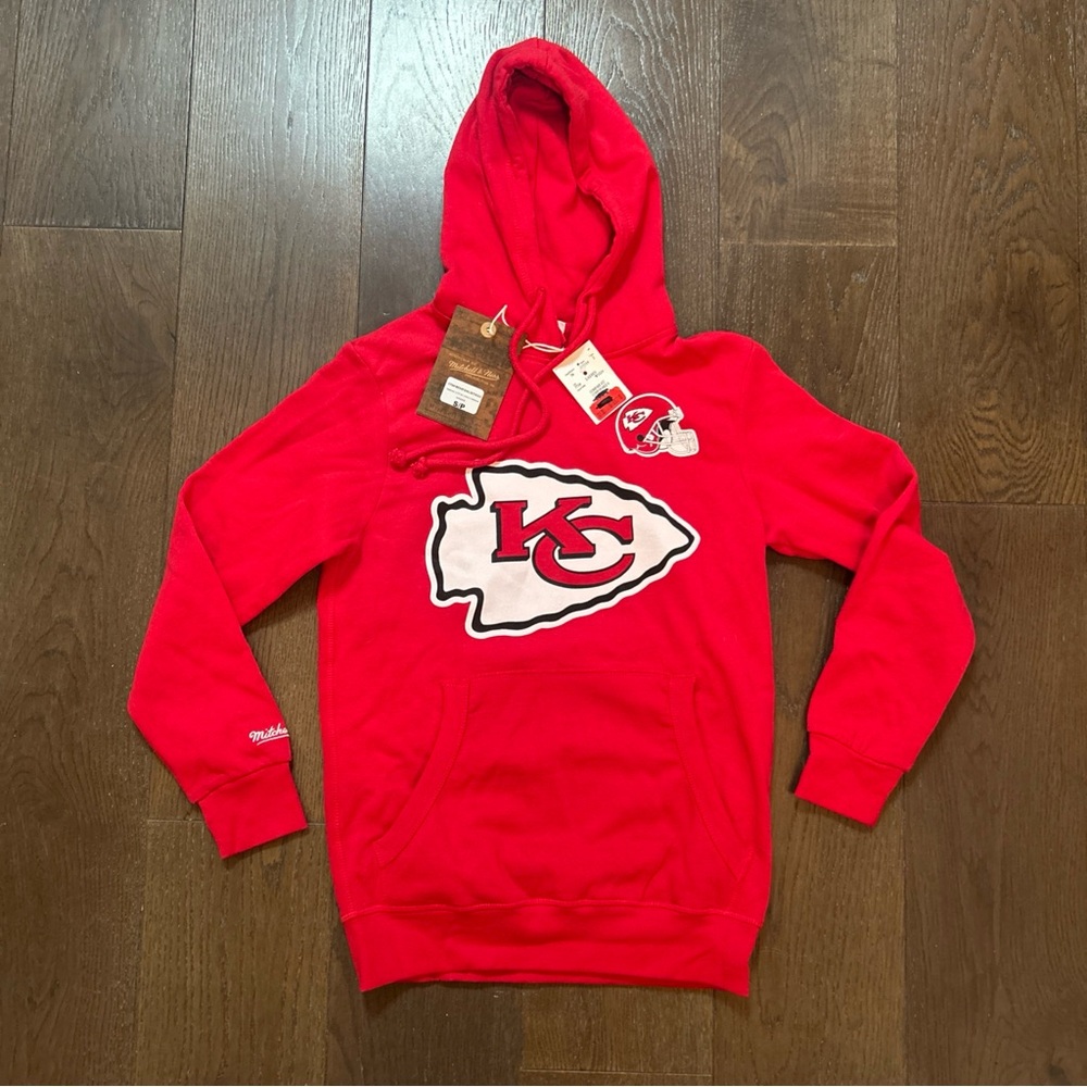 Kansas City Chiefs Hoodie Women’s Size Small Mitchell And Ness New With Tags
